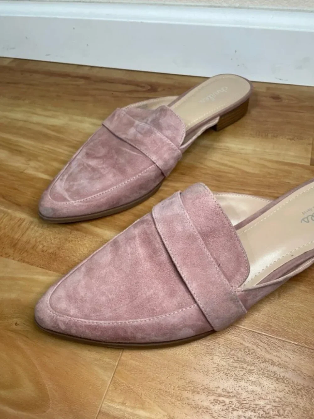 Mauve Loafer Slip-ons (size 9)
